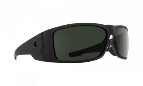 Spy Optic Konvoy Sunglasses, Matte Black / Happy Gray Green
