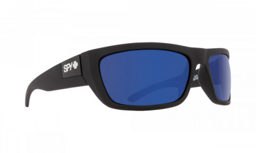 Spy Optic Dega Sunglasses, Soft Matte Black / Happy Bronze Polar with Dark Blue Spectra