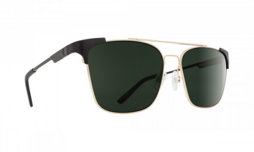 Spy Optic Wingate Sunglasses, Matte Black/Gloss Gold / Happy Gray Green