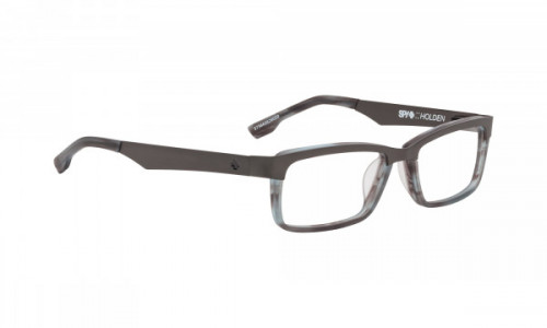 Spy Optic HOLDEN Eyeglasses, Brushed Gunmetal/Matte Gray Smoke