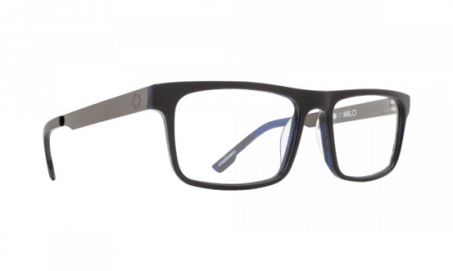 Spy Optic MILO Eyeglasses, Black/Blue Horn
