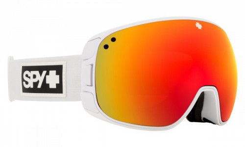 Spy Optic Bravo Snow Goggle Sports Eyewear, Matte White / HD Plus Bronze w/ Red Spectra Mirror + HD Plus LL Yellow w/ Green Spectra Mirror