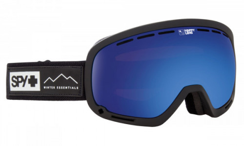 Spy Optic Marshall Snow Goggle Sports Eyewear, Essential Black / Happy Rose with Dark Blue Spectra (VLT:13%) + Happy Gray Green with Lucid Red (VLT:54%)