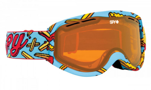 Spy Optic Cadet Snow Sports Eyewear, Pizza vs. French Fries / Persimmon