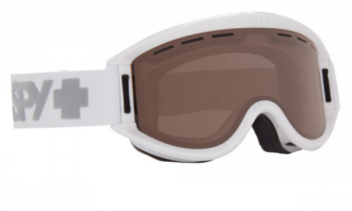 Spy Optic Getaway Snow Goggle Sports Eyewear, White / Bronze (VLT:25%)