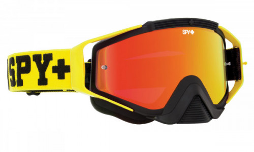 Spy Optic Omen Mx Goggle Sports Eyewear, Jersey Yellow / Smoke with Red Spectra + Clear AFP