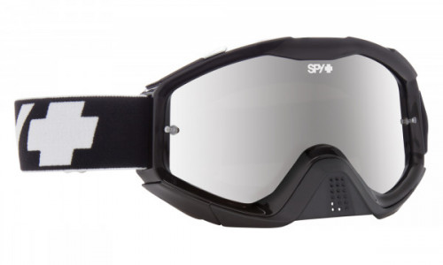 Spy Optic Klutch Mx Goggle Sports Eyewear, Black / Smoke with Silver Mirror + Clear AFP
