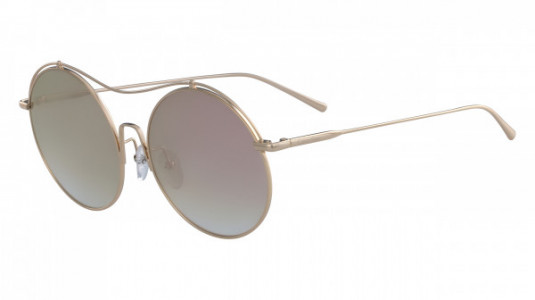 Calvin Klein CK2161S Sunglasses, (717) SHINY ROSE GOLD