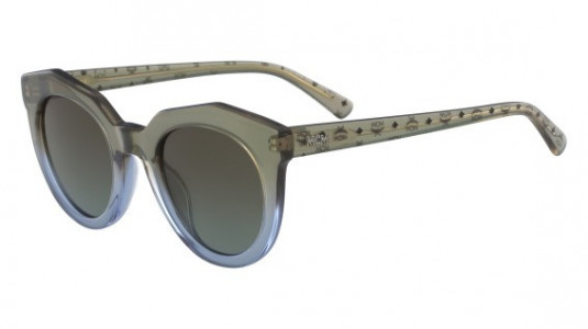 MCM MCM653S Sunglasses, (285) SAND/AZURE IRIDESCENT VISETOS