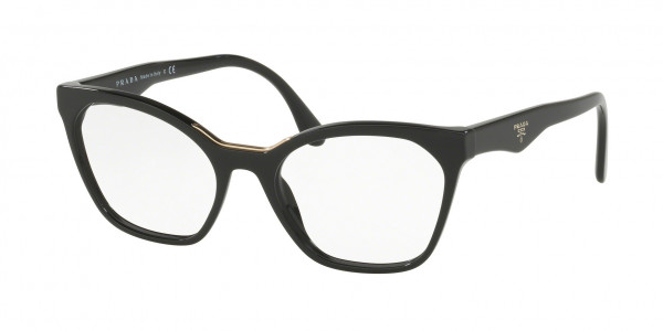 Prada PR 09UV HERITAGE Eyeglasses, 1AB1O1 BLACK (BLACK)