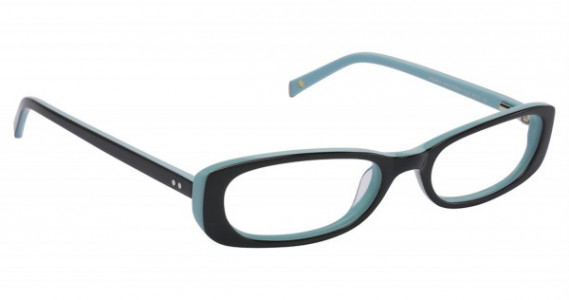 Lisa Loeb Probably Eyeglasses, Black / Ocean Blue (C3)