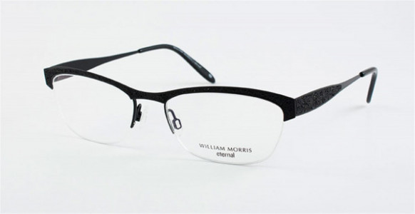 William Morris WMFANCY Eyeglasses, Black/ Black Glitter (C3)