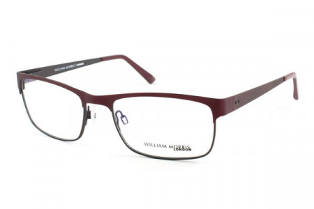 William Morris WM2250 Eyeglasses, Burgundy/ Grey (C1)