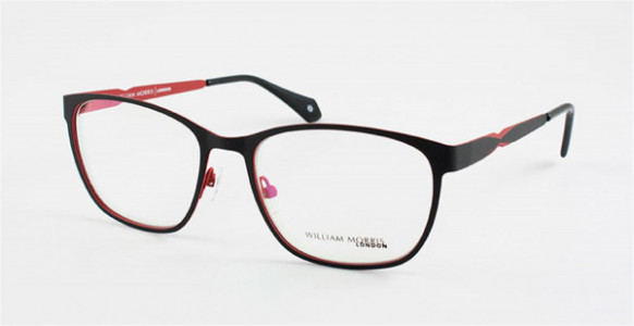William Morris WM1009 Eyeglasses, Matt Black/Red (C2)