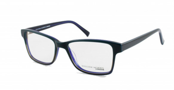 William Morris WL6932 Eyeglasses, DARK GREEN/BLUE (C2) - AR COAT