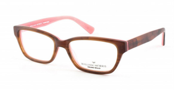 William Morris WMYOU39 Eyeglasses, Matt Brown/ Pink (C2)