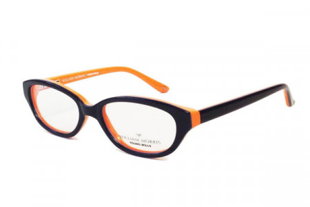 William Morris WMYOU34 Eyeglasses, NAVY/ORANGE (C3) - AR COAT