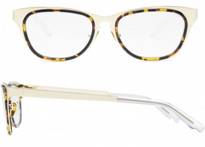 Coco and Breezy Coco and Breezy August Eyeglasses, 101 Shiny Gold-Tortoise