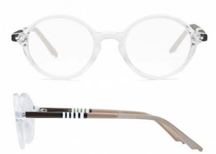 Coco and Breezy Coco and Breezy Jene Eyeglasses, 101 Mat-Shiny Crystal-Tan