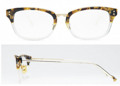 Coco and Breezy Coco and Breezy Munster Eyeglasses, 103 Mat Black-Cream Marble