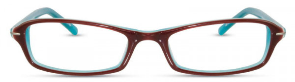 Scott Harris SH-213 Eyeglasses, 3 - Burgundy / Aqua