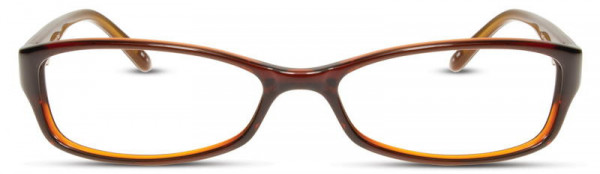 Scott Harris SH-249 Eyeglasses, Brown with Amber Zebra