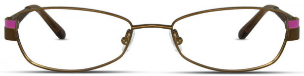 Scott Harris SH-287 Eyeglasses, 3 - Cocoa / Fuchsia