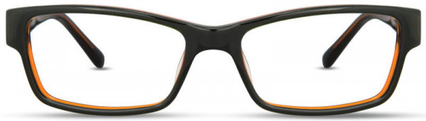 Scott Harris SH-299 Eyeglasses, 2 - Lime / Black / Orange
