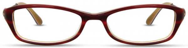 Scott Harris SH-301 Eyeglasses, 2 - Wine / White / Tan