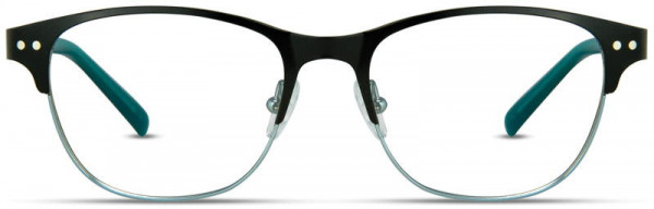 Scott Harris SH-302 Eyeglasses, Black / Teal