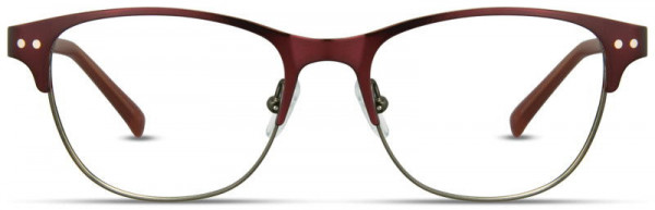 Scott Harris SH-302 Eyeglasses, 2 - Wine / Gunmetal