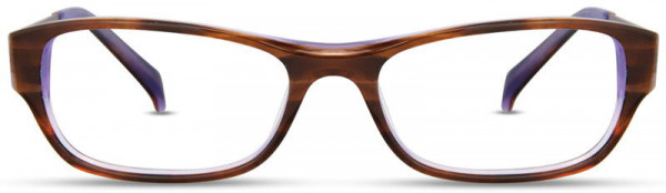 Scott Harris SH-303 Eyeglasses, 2 - Brown Demi / Lilac