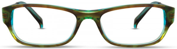 Scott Harris SH-303 Eyeglasses, 3 - Brown Demi / Turquoise