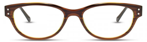Scott Harris SH-307 Eyeglasses, 3 - Cocoa Stripe / Lime / Black