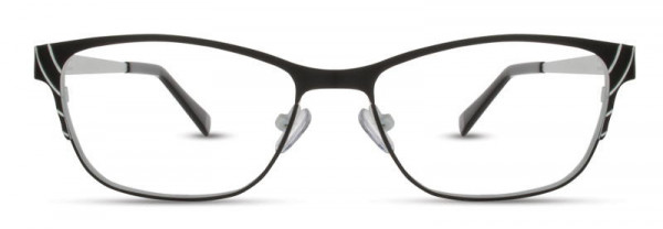 Scott Harris SH-358 Eyeglasses, 3 - Black / White