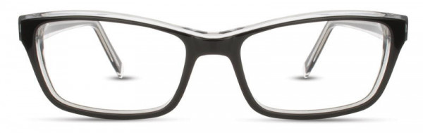 Scott Harris SH-372 Eyeglasses, Black / Crystal