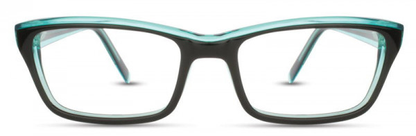 Scott Harris SH-372 Eyeglasses, 2 - Black / Teal
