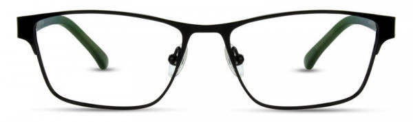 Scott Harris SH-400 Eyeglasses, 3 - Black / Emerald