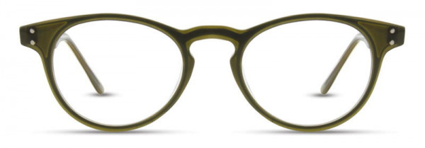 Scott Harris SH-408 Eyeglasses, Olive / Crystal