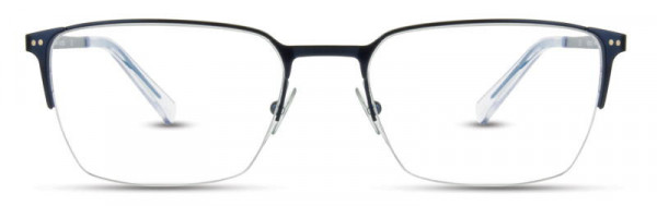 Scott Harris SH-414 Eyeglasses, 2 - Midnight / Gold / Turquoise