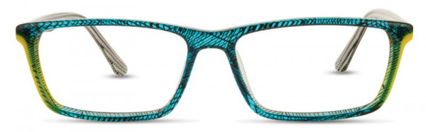 Scott Harris SH-428 Eyeglasses, 3 - Turquoise / Sun / Crystal