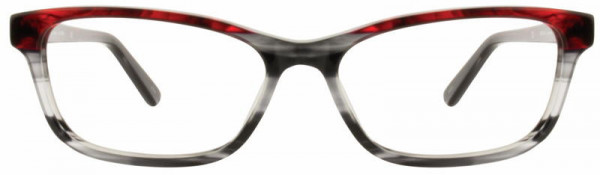 Scott Harris SH-434 Eyeglasses, 2 - Charcoal / Cherry