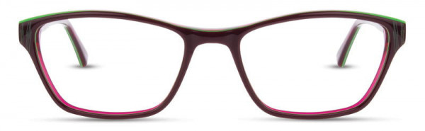 Scott Harris SH-436 Eyeglasses, 3 - Wine / Green / Berry