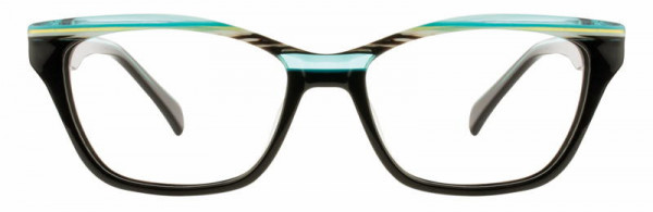 Scott Harris SH-468 Eyeglasses, Teal Multi / Black