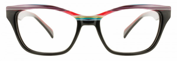 Scott Harris SH-468 Eyeglasses, 3 - Cherry Multi / Black
