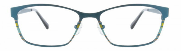 Scott Harris SH-482 Eyeglasses, Teal Multi
