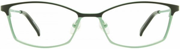 Scott Harris SH-520 Eyeglasses, Seafoam / Black