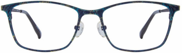 Scott Harris SH-528 Eyeglasses, Charcoal / Aqua