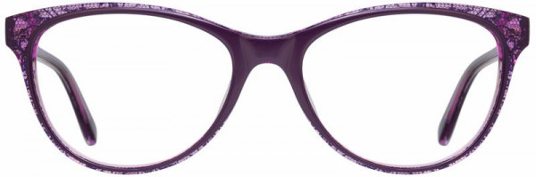 Scott Harris SH-548 Eyeglasses, 3 - Plum / Crystal