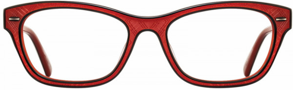 Scott Harris SH-566 Eyeglasses, 3 - Cherry / Black